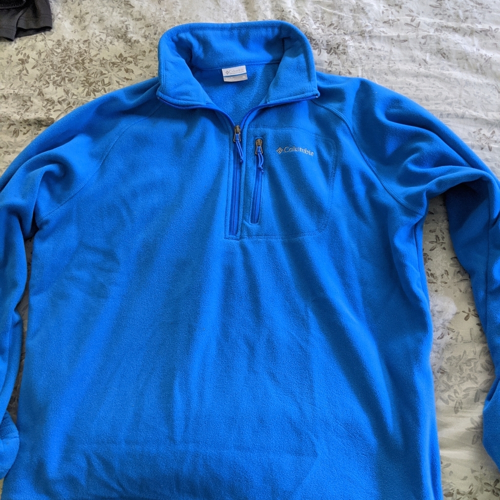 1/4 zip Columbia fleece